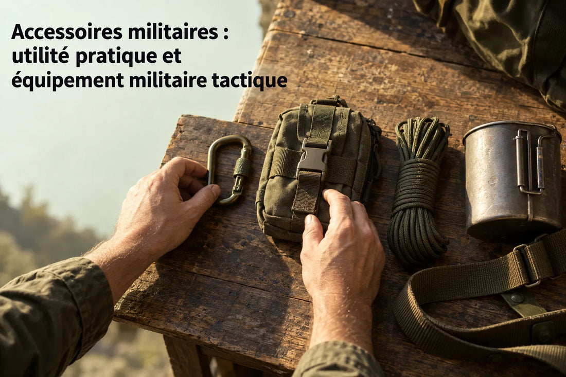 Accessoires militaires : utilité pratique et équipement militaire tactique