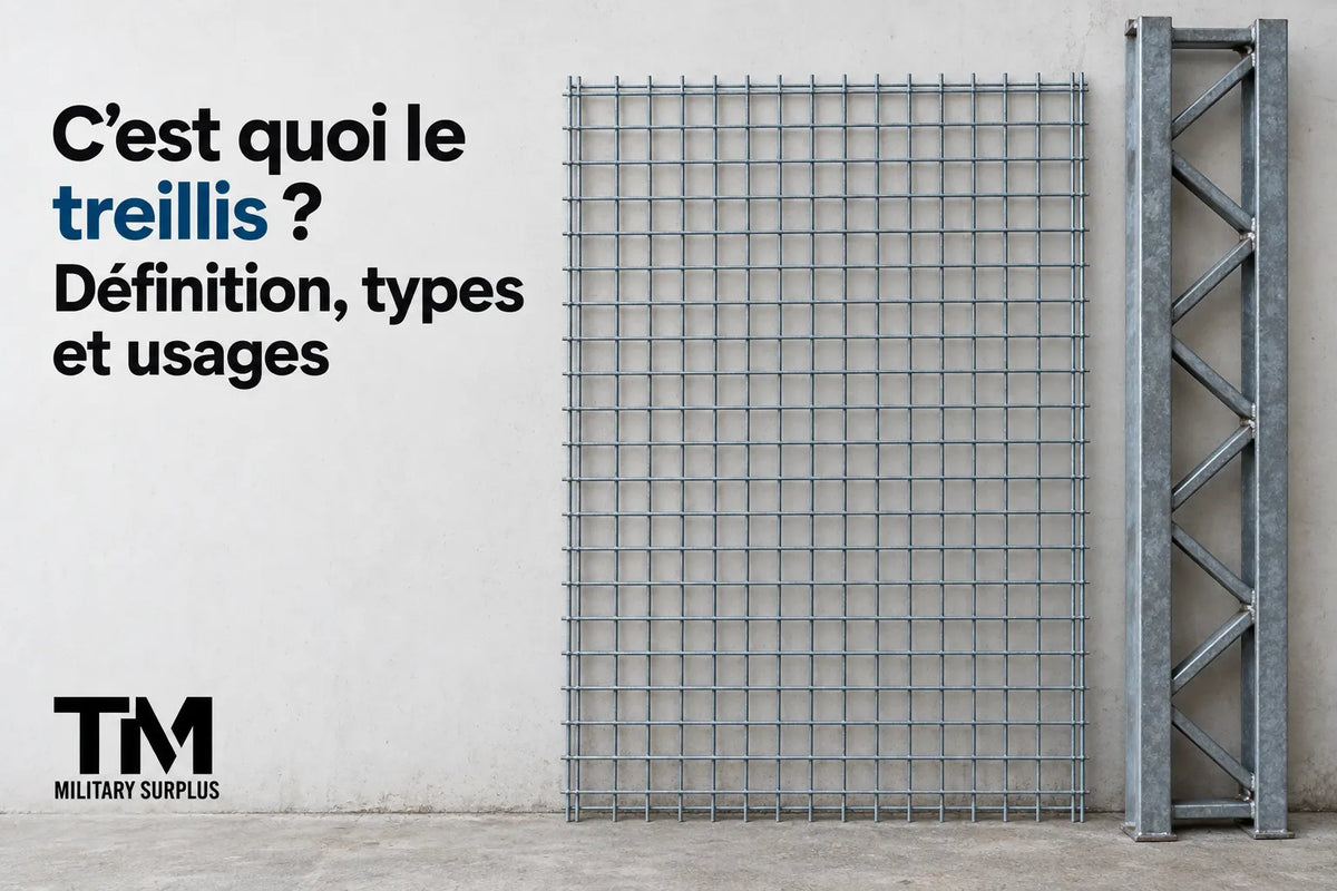 C'est quoi le treillis ? Définition, types et usages