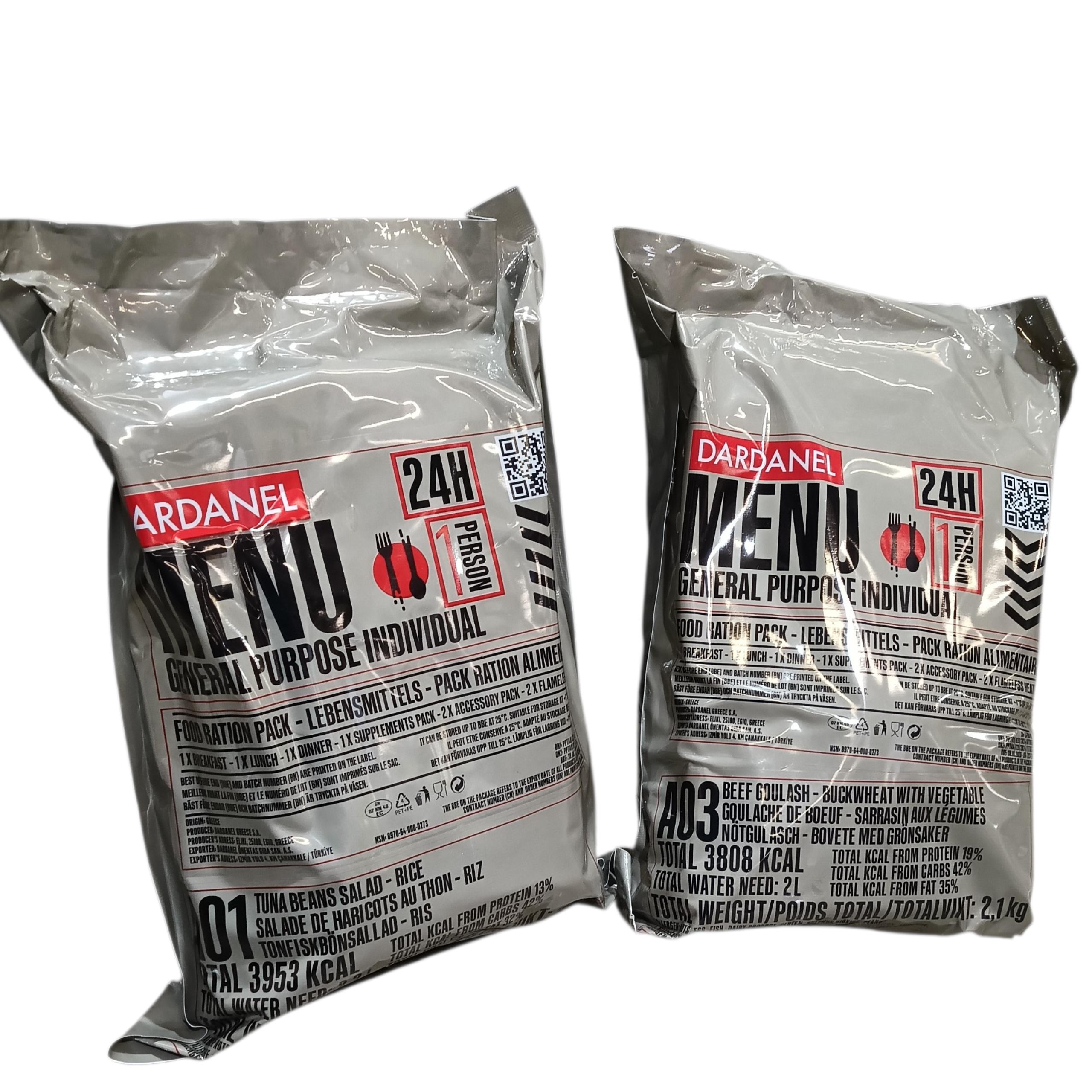 Ration militaire MRE Grecque