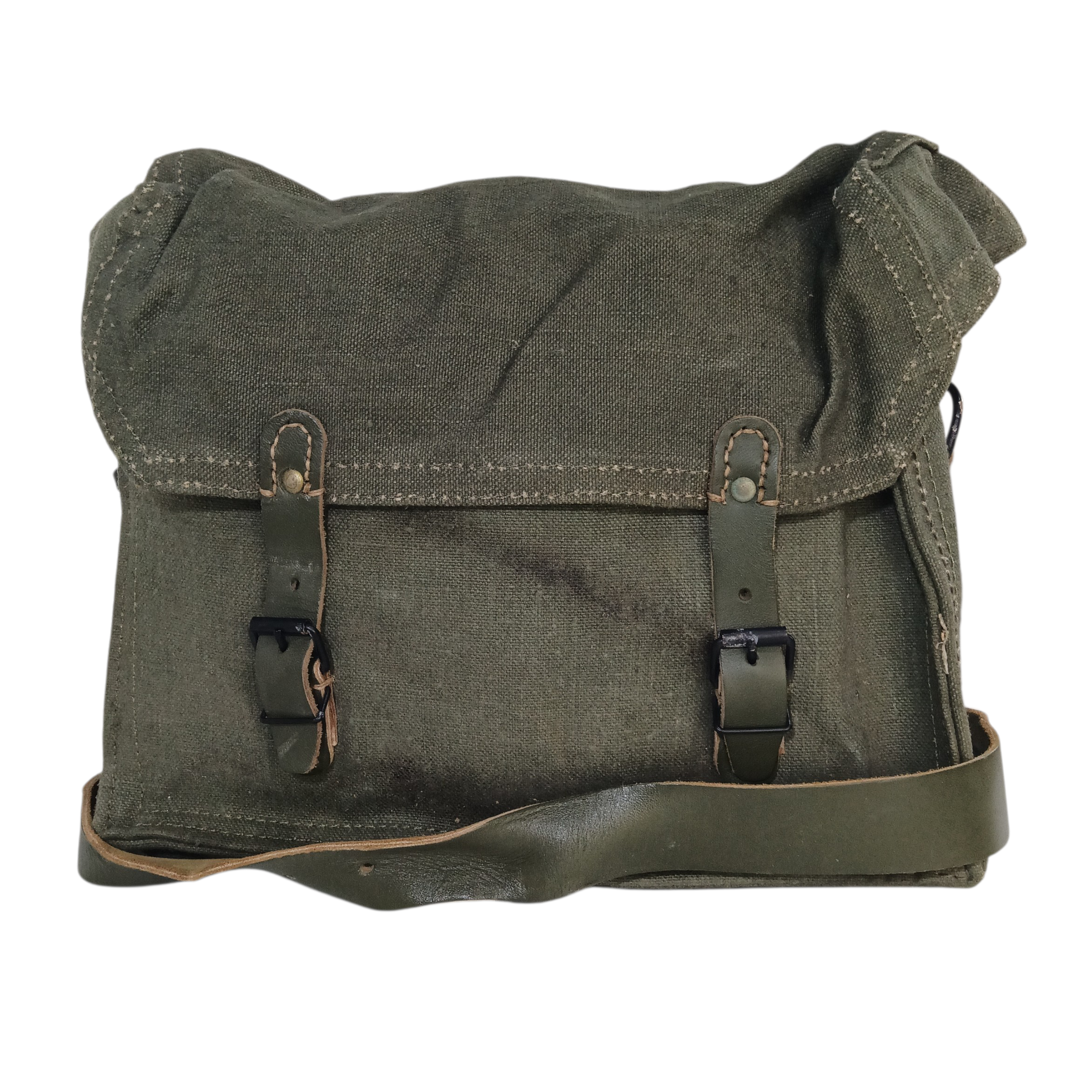 Musette pour FM 24/29 cuir vert