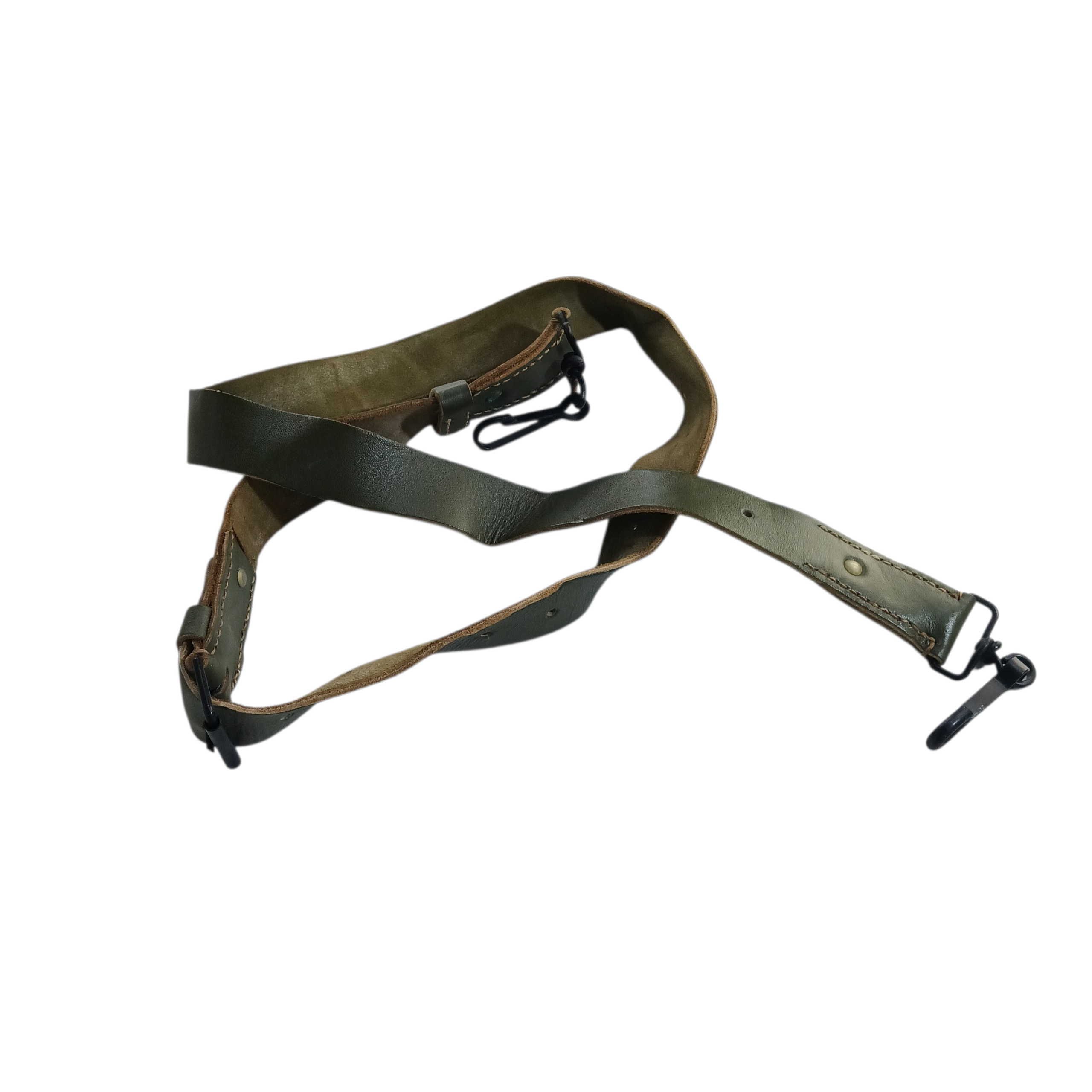 Musette pour FM 24/29 cuir vert