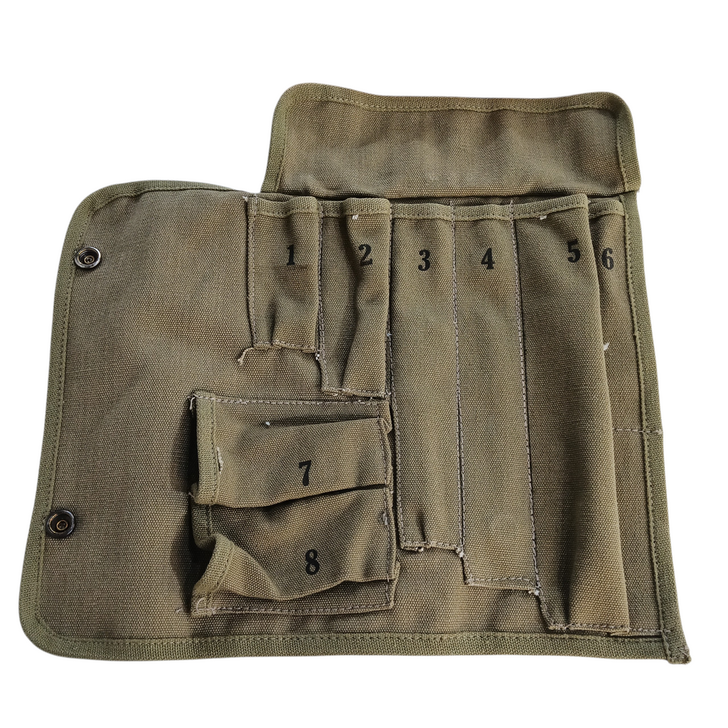 Trousse à outils / nettoyage  " Spare Parts Roll, M14 " US ( vide )