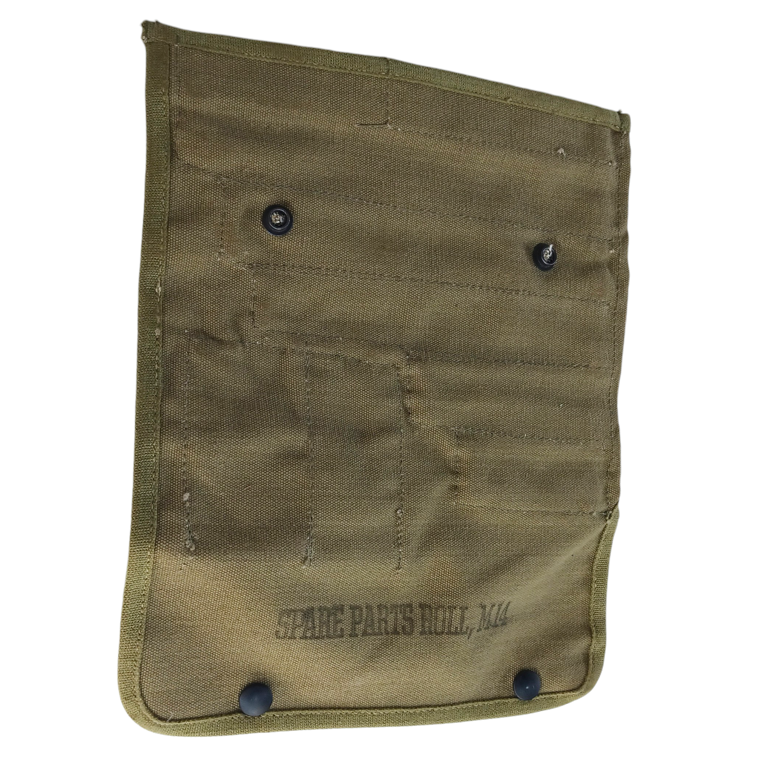 Trousse à outils / nettoyage  " Spare Parts Roll, M14 " US ( vide )