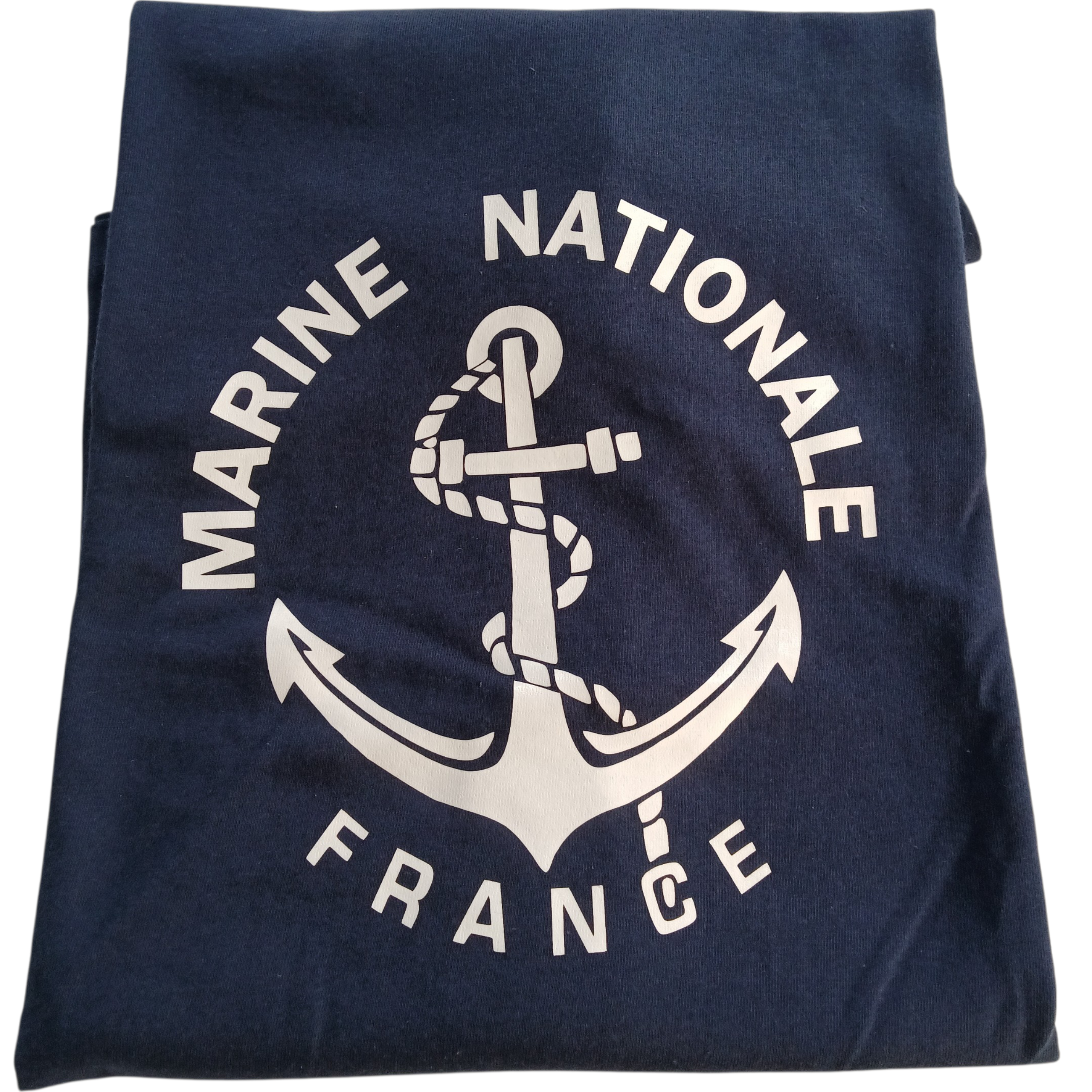 T-shirt Marine Nationale – 100% coton 190 g/m² – Reproduction années 80
