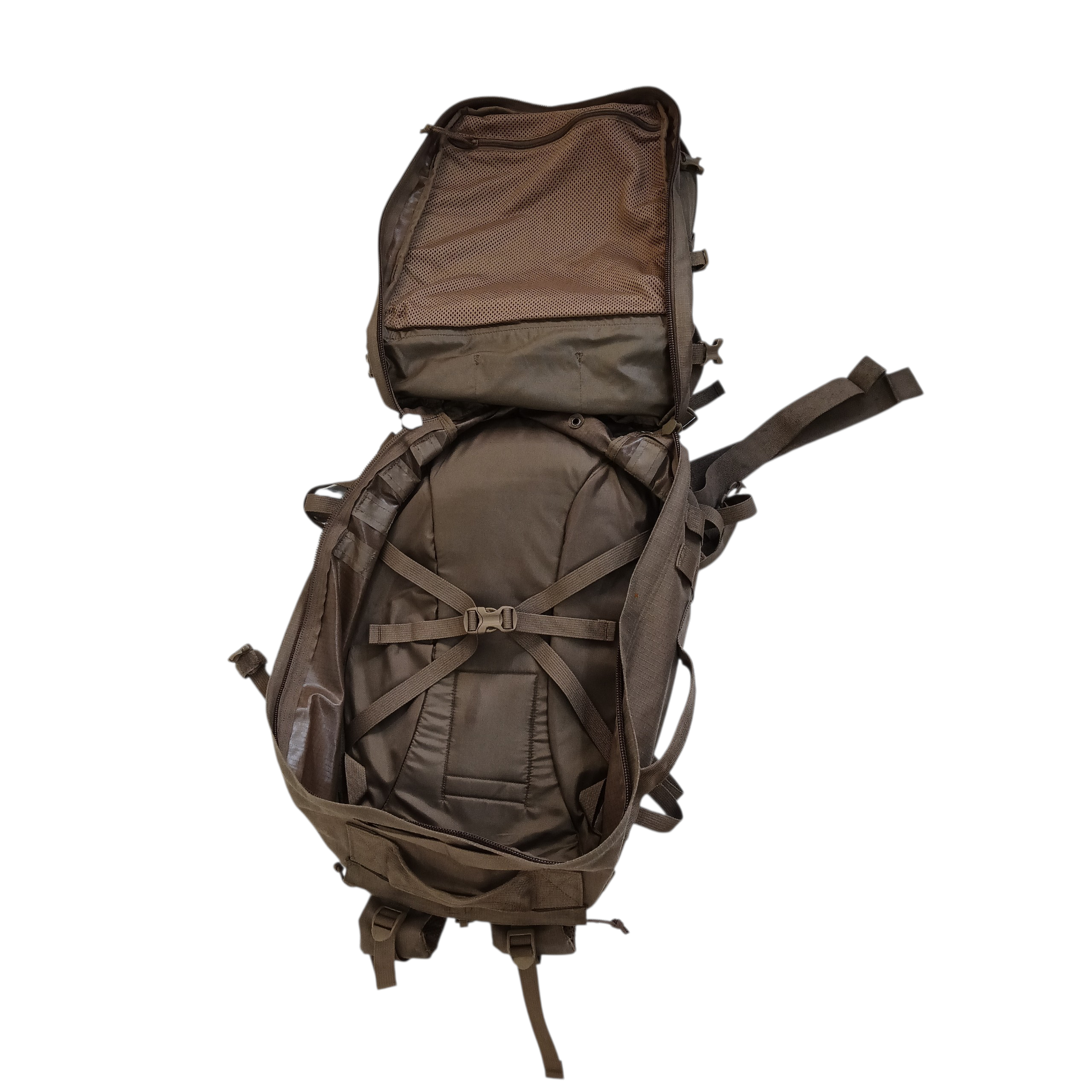 Sac à dos Félin 45L – Avec sursac et poche à eau 3L – Occasion