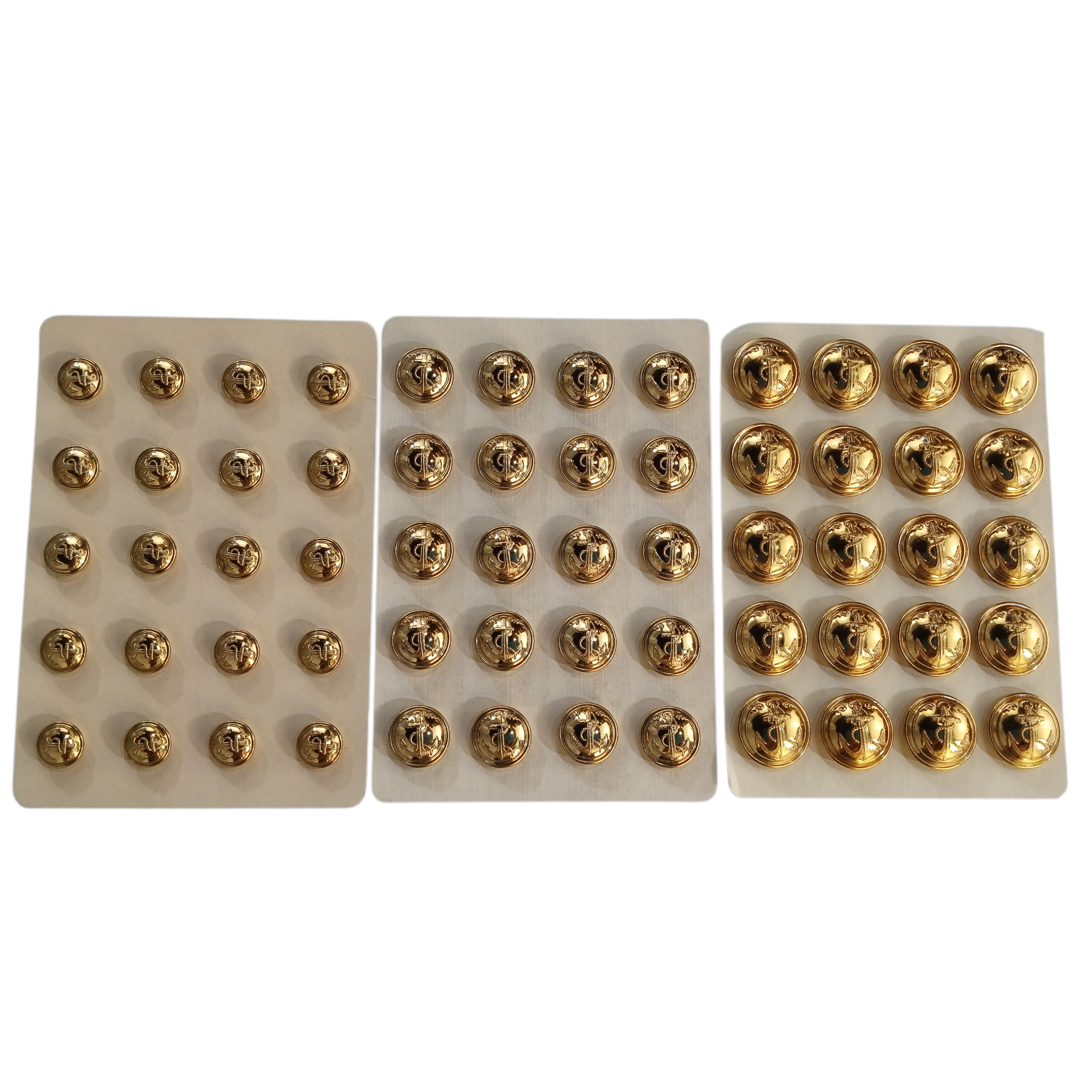 Lot de 20 boutons Troupes de Marine