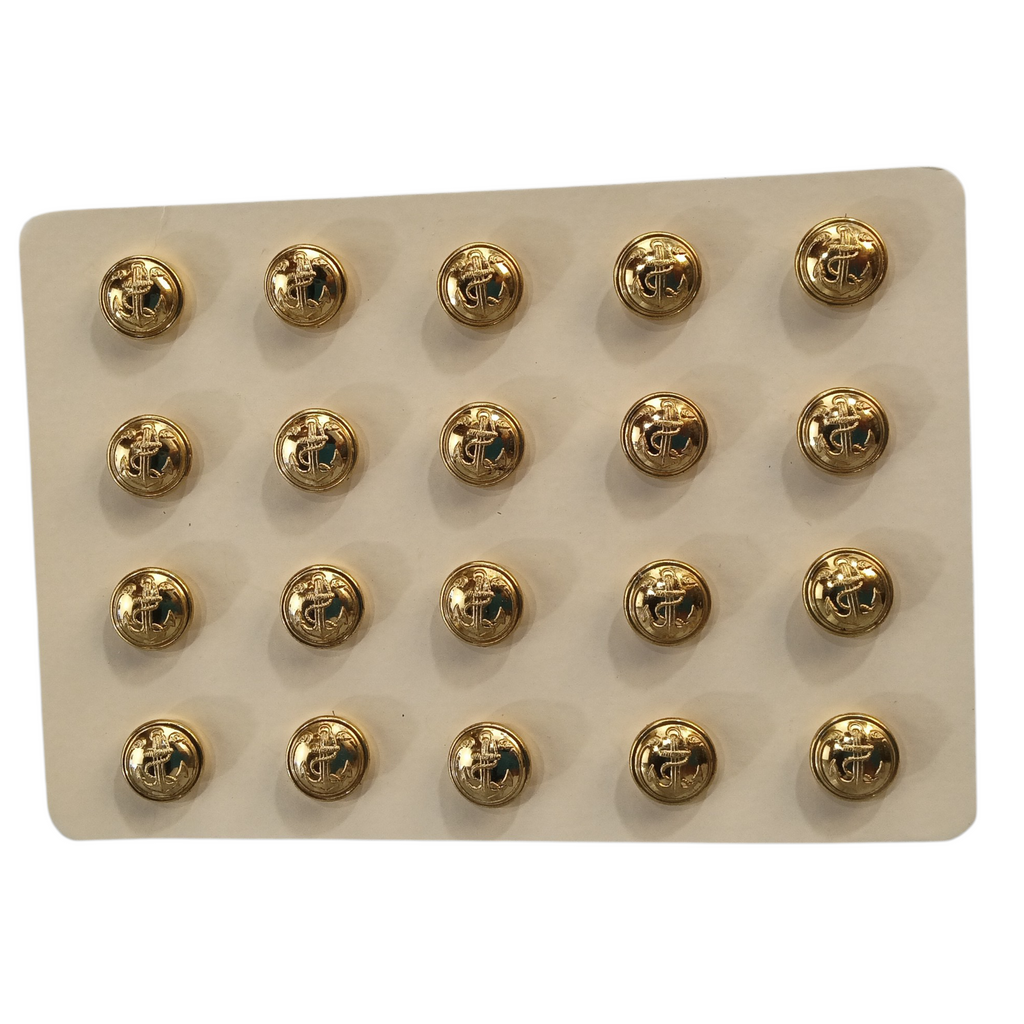 Lot de 20 boutons Troupes de Marine