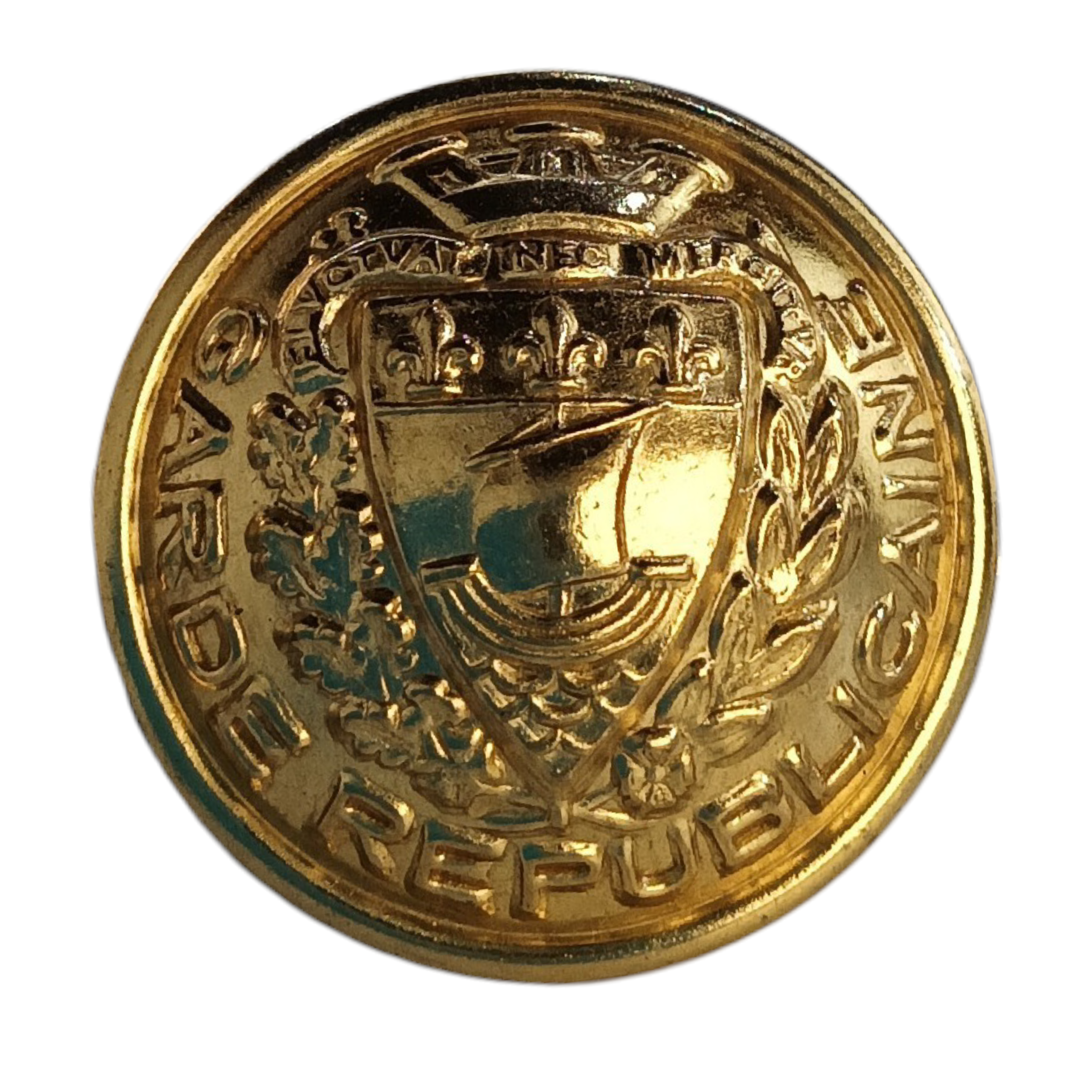 Lot de 20 boutons de la Garde Républicaine de Paris