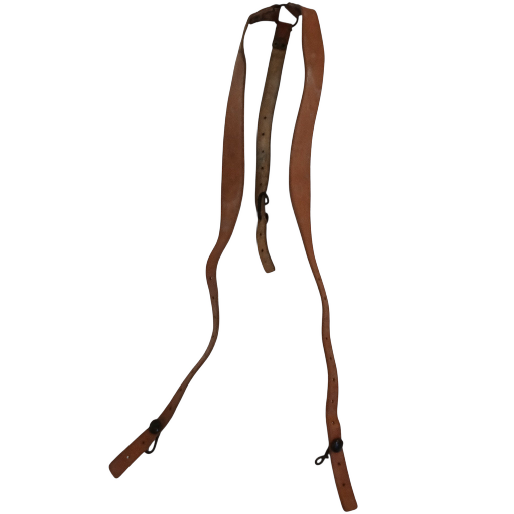 Bretelles de Suspension Cuir Fauve – Guerre d'Algérie