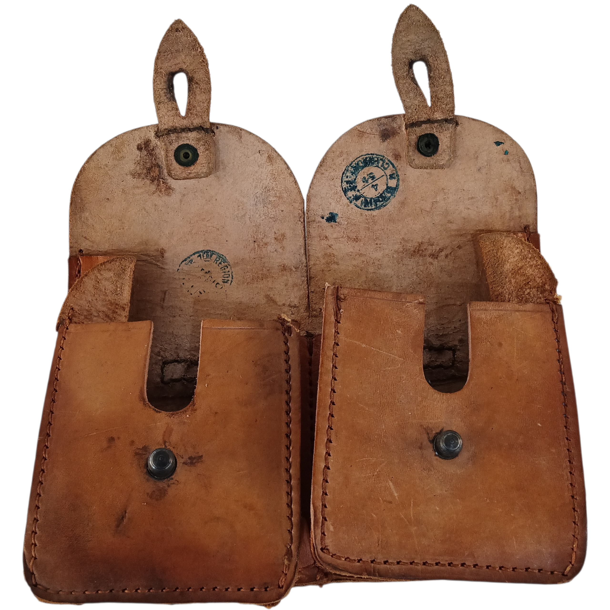 Cartouchière Double MAS 49/56 – Équipement Militaire Français Original