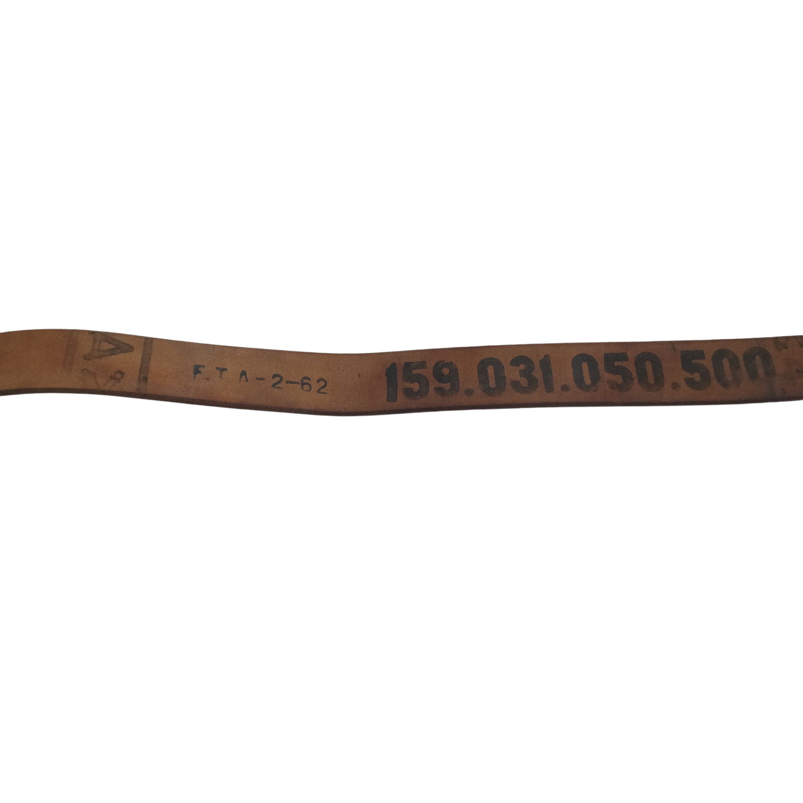 Bretelle de fusil militaire française – Sangle MAS 36/51 cuir fauve