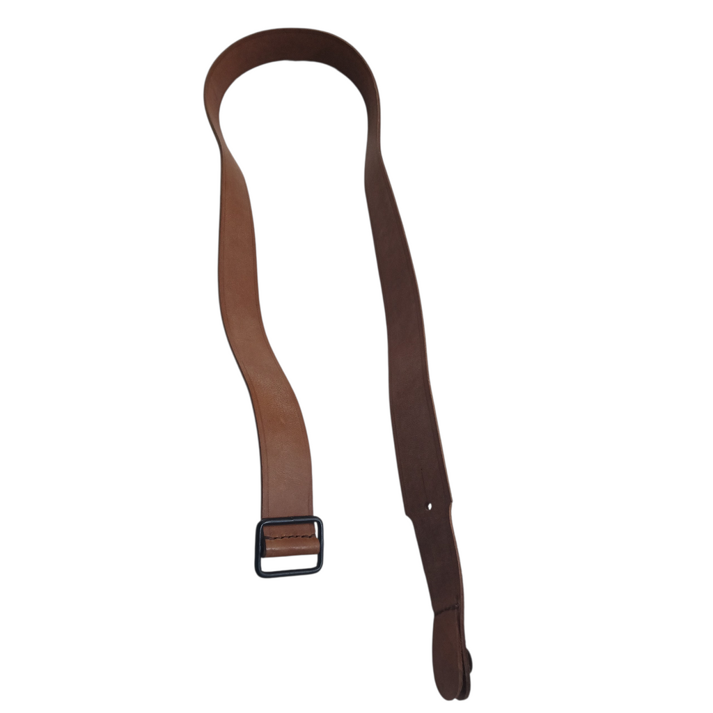 Bretelle de fusil militaire française – Sangle MAS 36/51 cuir fauve