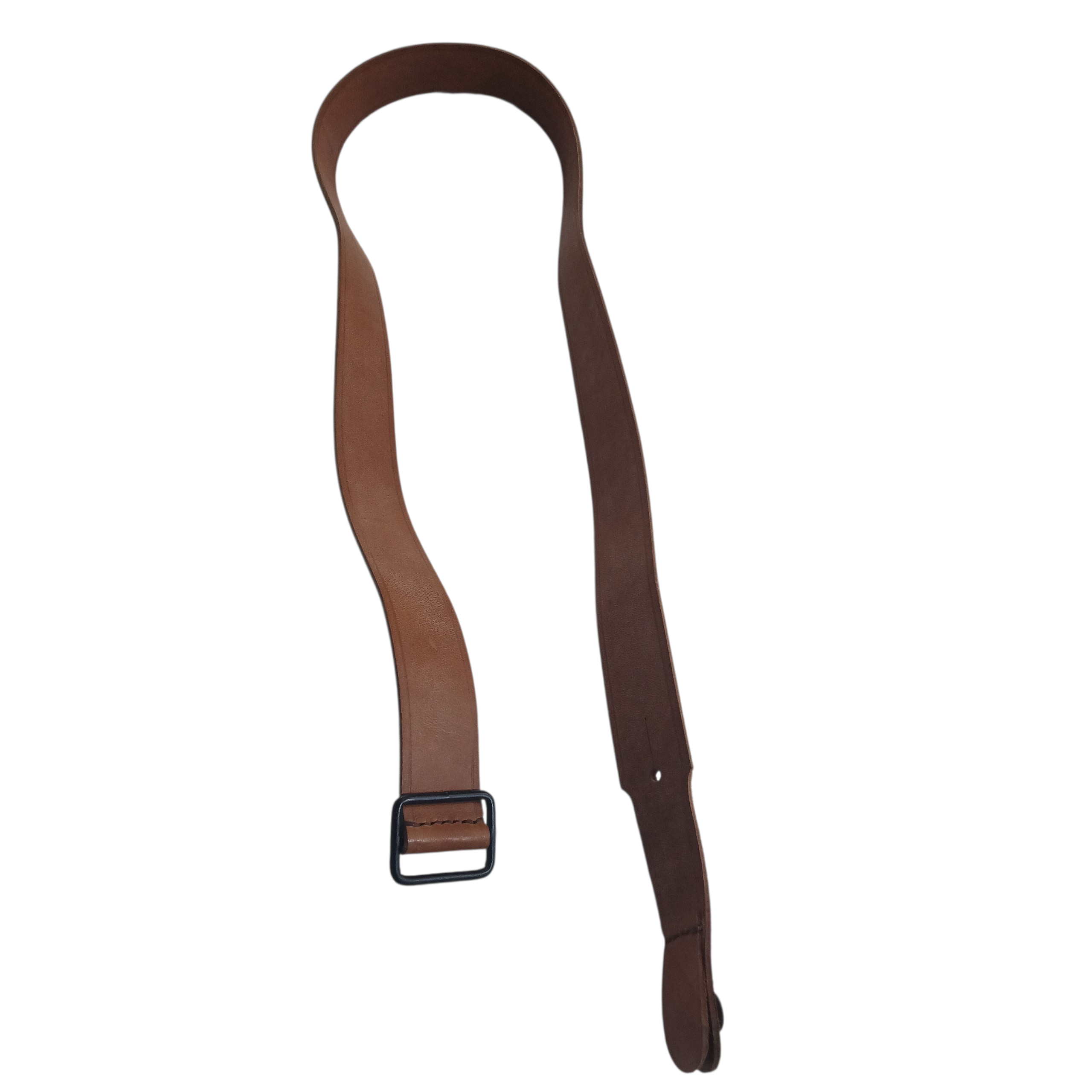 Bretelle de fusil militaire française – Sangle MAS 36/51 cuir fauve