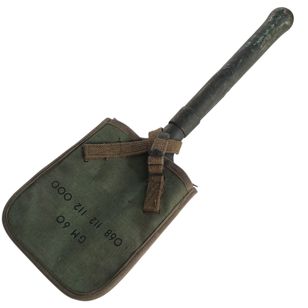Pelle du Génie – Armée Française Années 60/70 (Surplus Original + Housse)