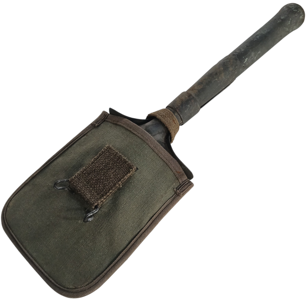 Pelle du Génie – Armée Française Années 60/70 (Surplus Original + Housse)