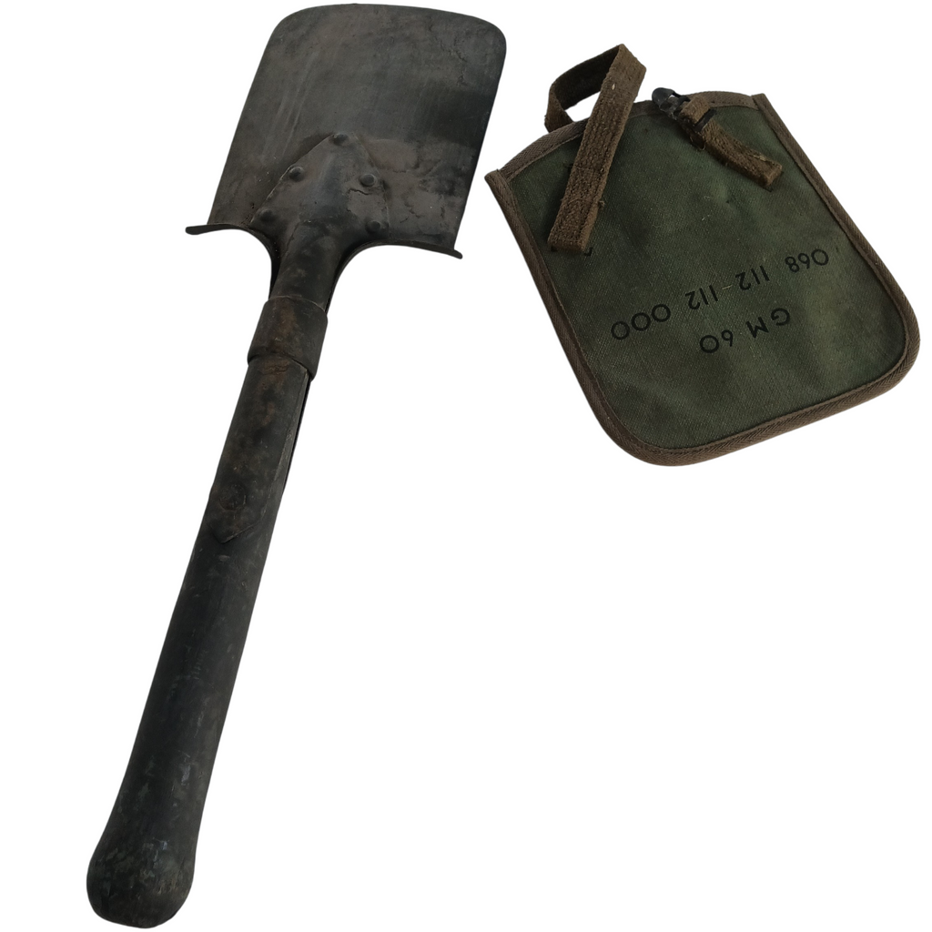 Pelle du Génie – Armée Française Années 60/70 (Surplus Original + Housse)