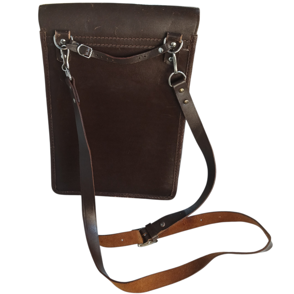 Sacoche porte-documents officier URSS – Cuir marron – 1987