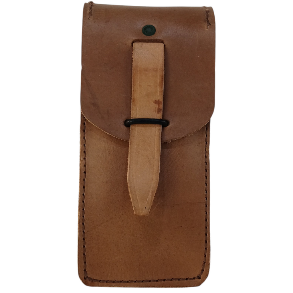 Pochette en cuir militaire – Étui de ceinture