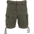 Short Cargo 100% Coton – 7 Poches | Randonnée & Outdoor (Vert)