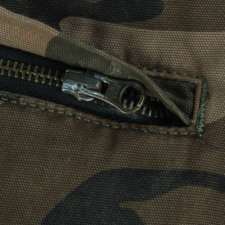 Short Cargo 100% Coton – 7 Poches | Randonnée & Outdoor (Vert)