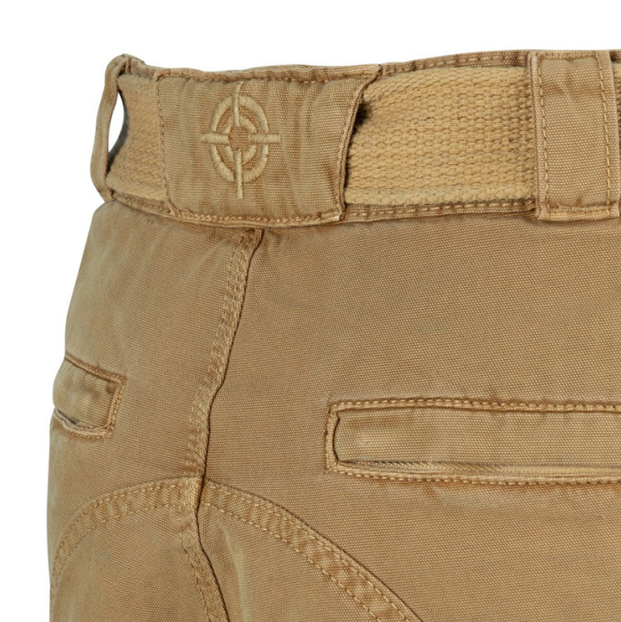Short Cargo 100% Coton – 7 Poches | Randonnée & Outdoor (Sable)