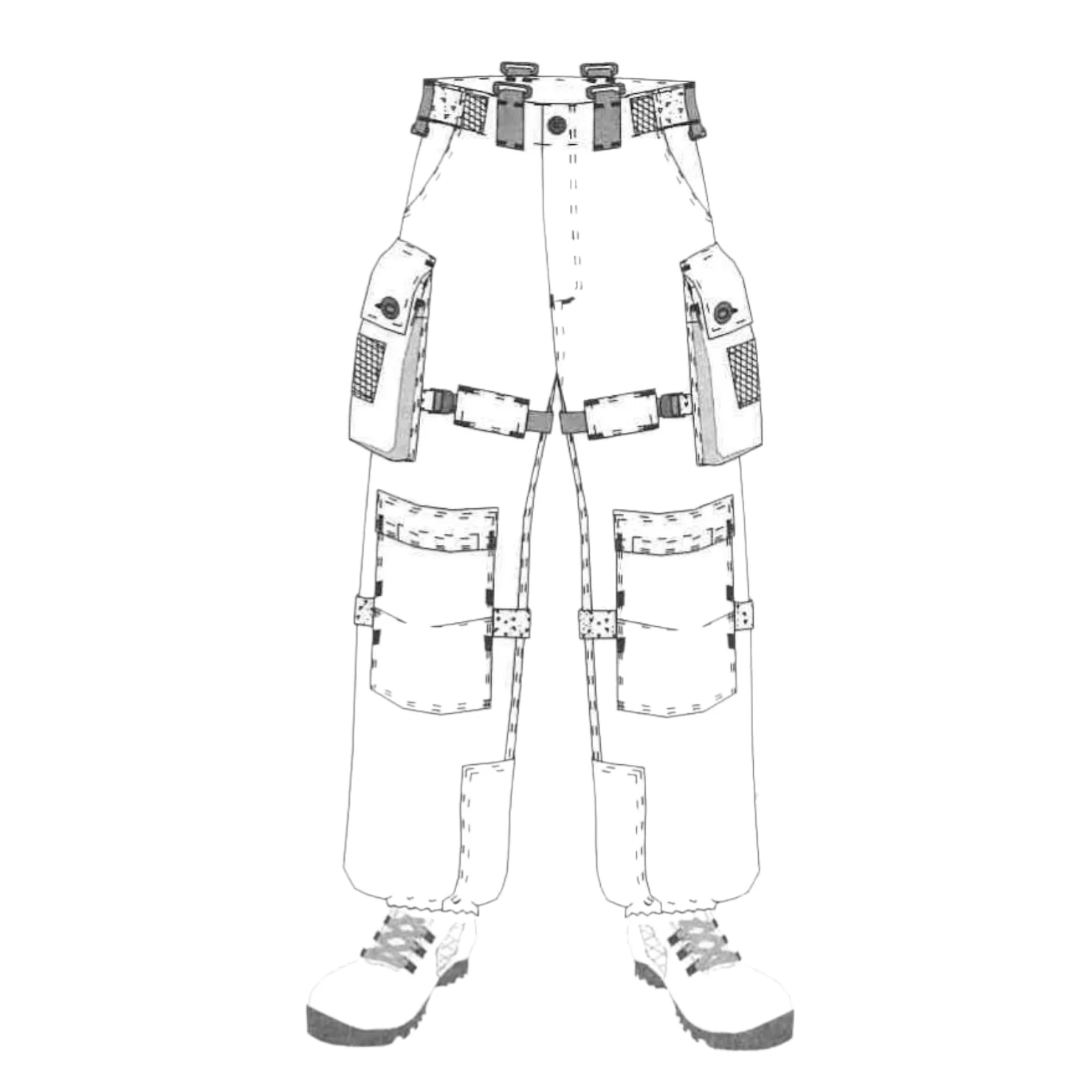 Pantalon treillis de combat CCE satin – Armée française