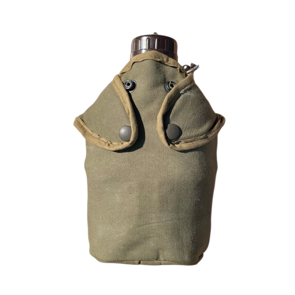 French army military canteen, aluminum, Model 52, with cup