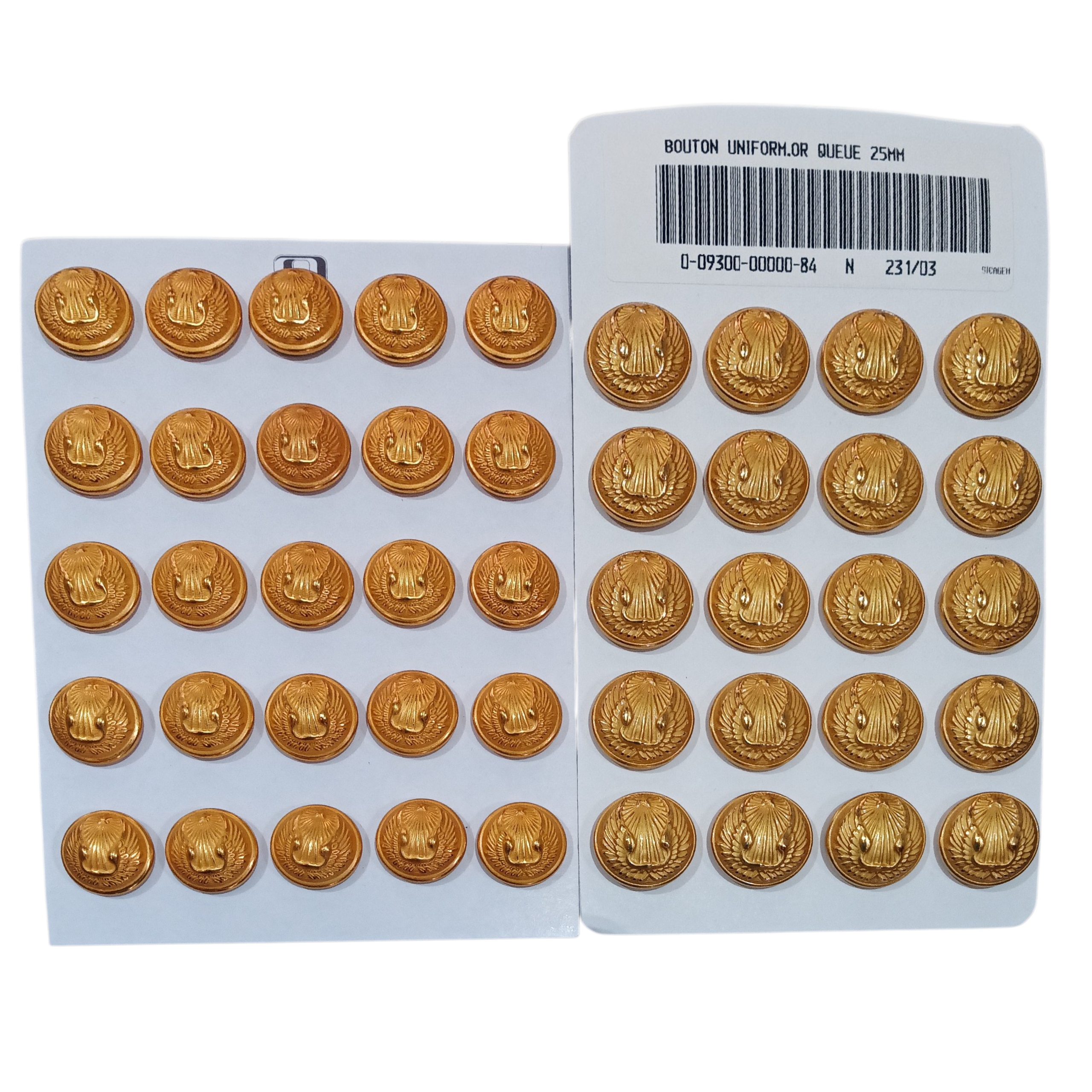 Lot de 20 boutons Armée de l'Air