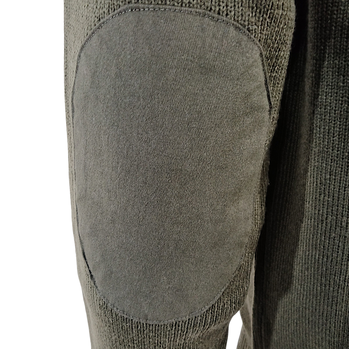 Pull commando kaki – Renforts aux coudes et aux épaules