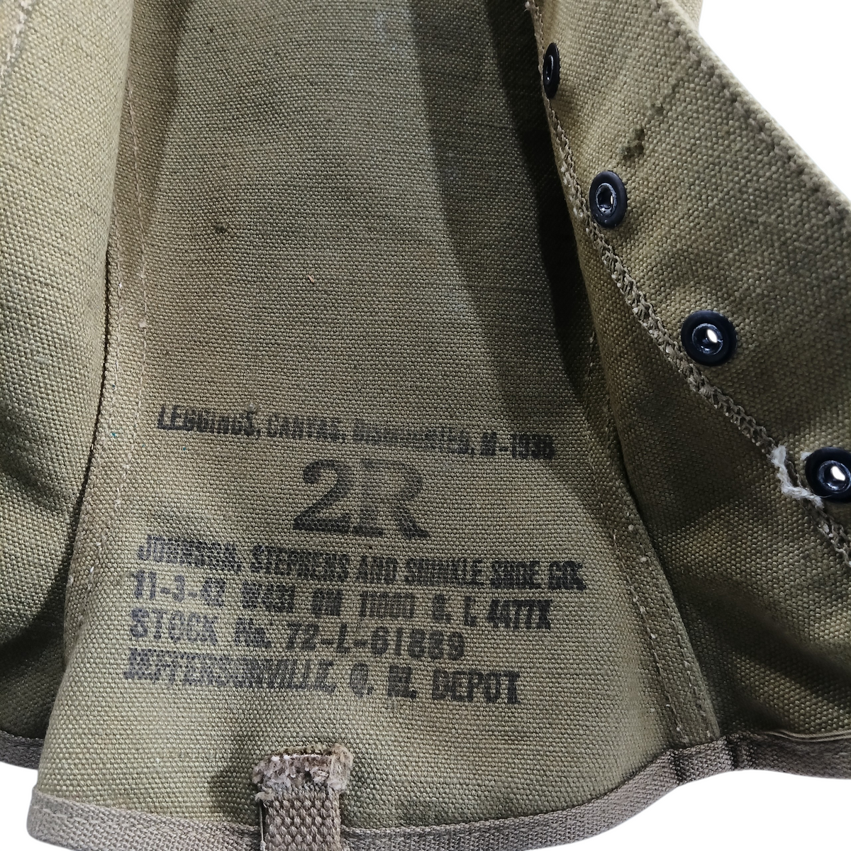 Guêtres US Army M-1938 kaki – Taille 2R