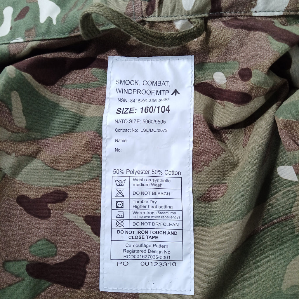 Veste smock coupe-vent MTP de l’armée britannique