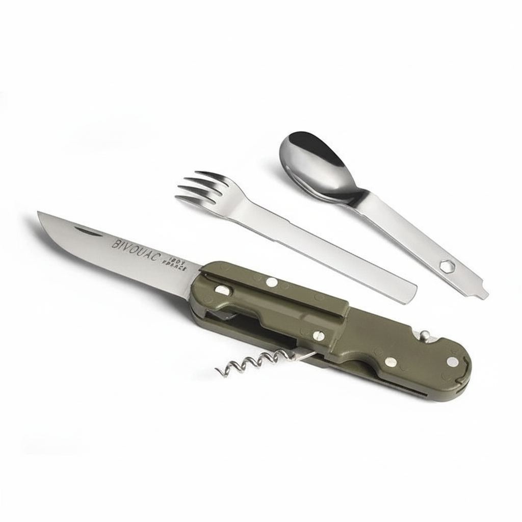 Couteau Bivouac – Fond blanc