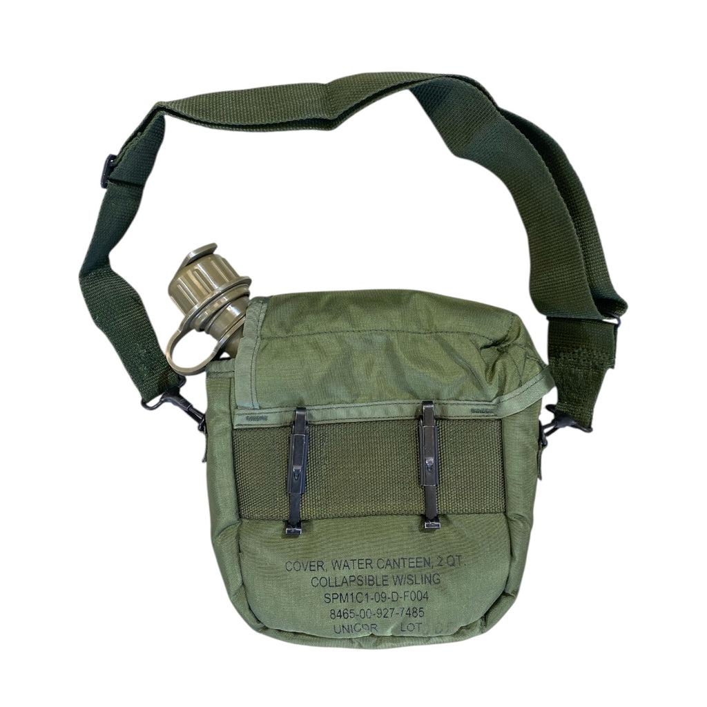 Gourde militaire US Army olive drab dans sacoche isotherme Alice avec bandoulière réglable et poches frontales зелёный (militaire)