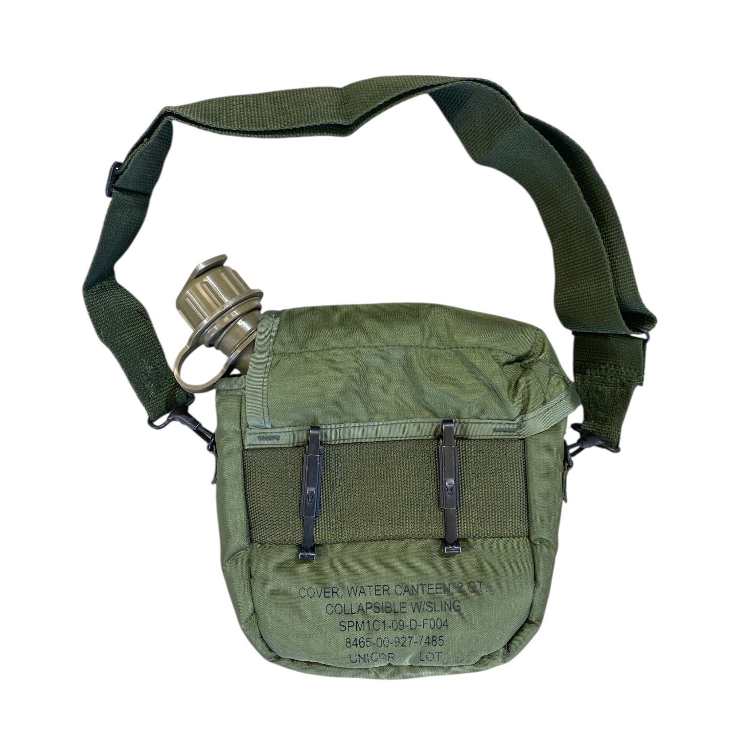 Gourde militaire US Army olive drab dans sacoche isotherme Alice avec bandoulière réglable et poches frontales зелёный (militaire)