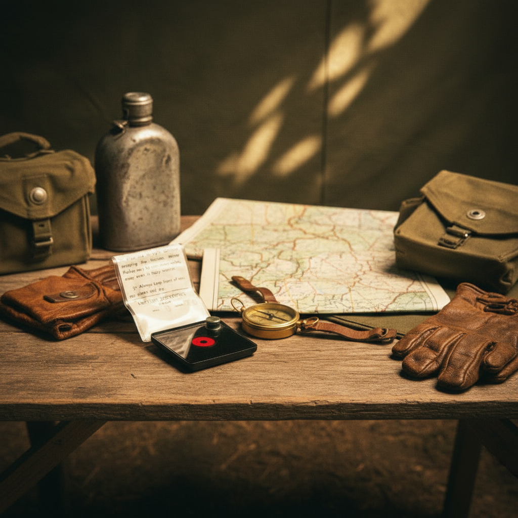 Miroir SOS 644 - table de camp militaire