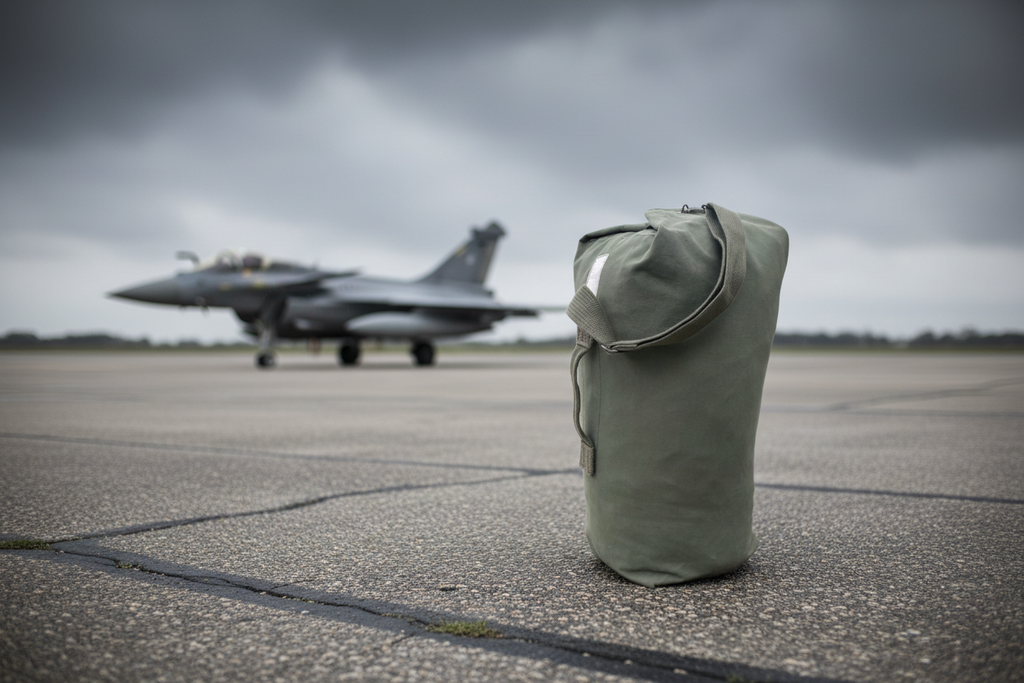 Sac paquetage Armée de l'Air piste avion
