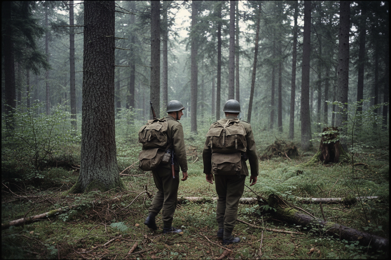 Soldats dos et profil combo M60