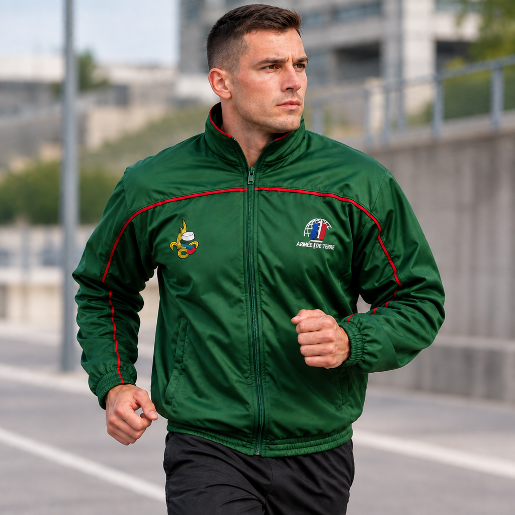 Sweat avec les broderies Légion et Armée de terre