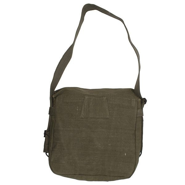 TM Military Surplus, sacoche bandoulière TTA modèle 1950 en toile kaki, état neuf d'époque, sangle réglable.
